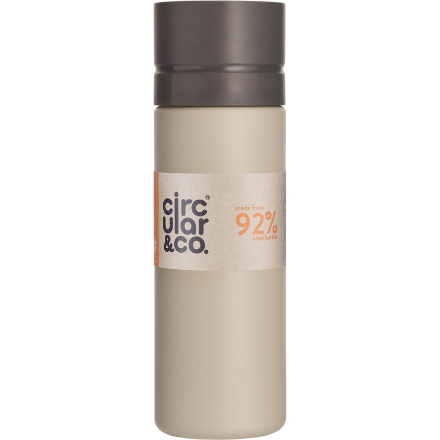 Reusable Water Bottle - Chalk & Grey 12oz - mypure.co.uk