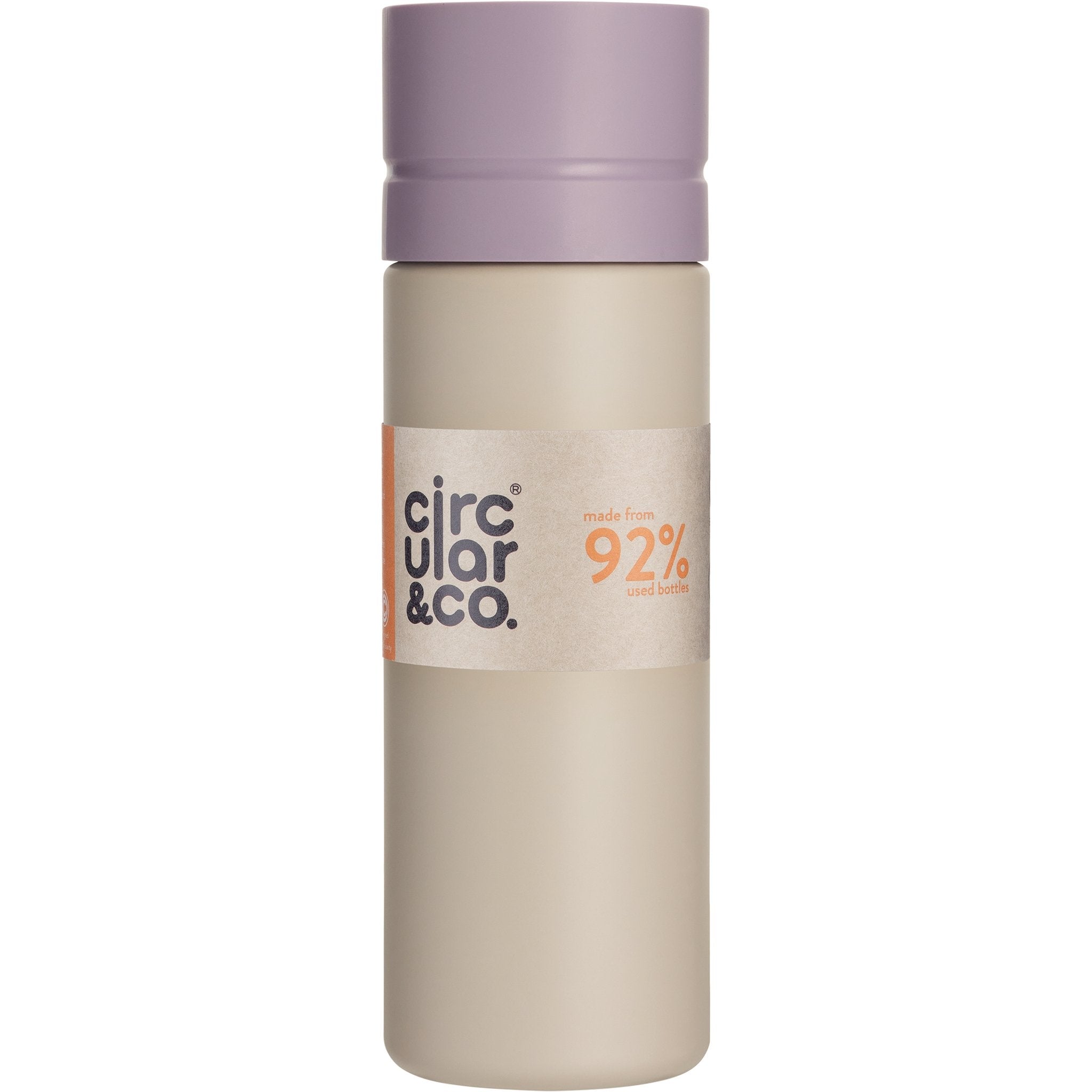 Reusable Water Bottle - Chalk & Purple 12oz - mypure.co.uk