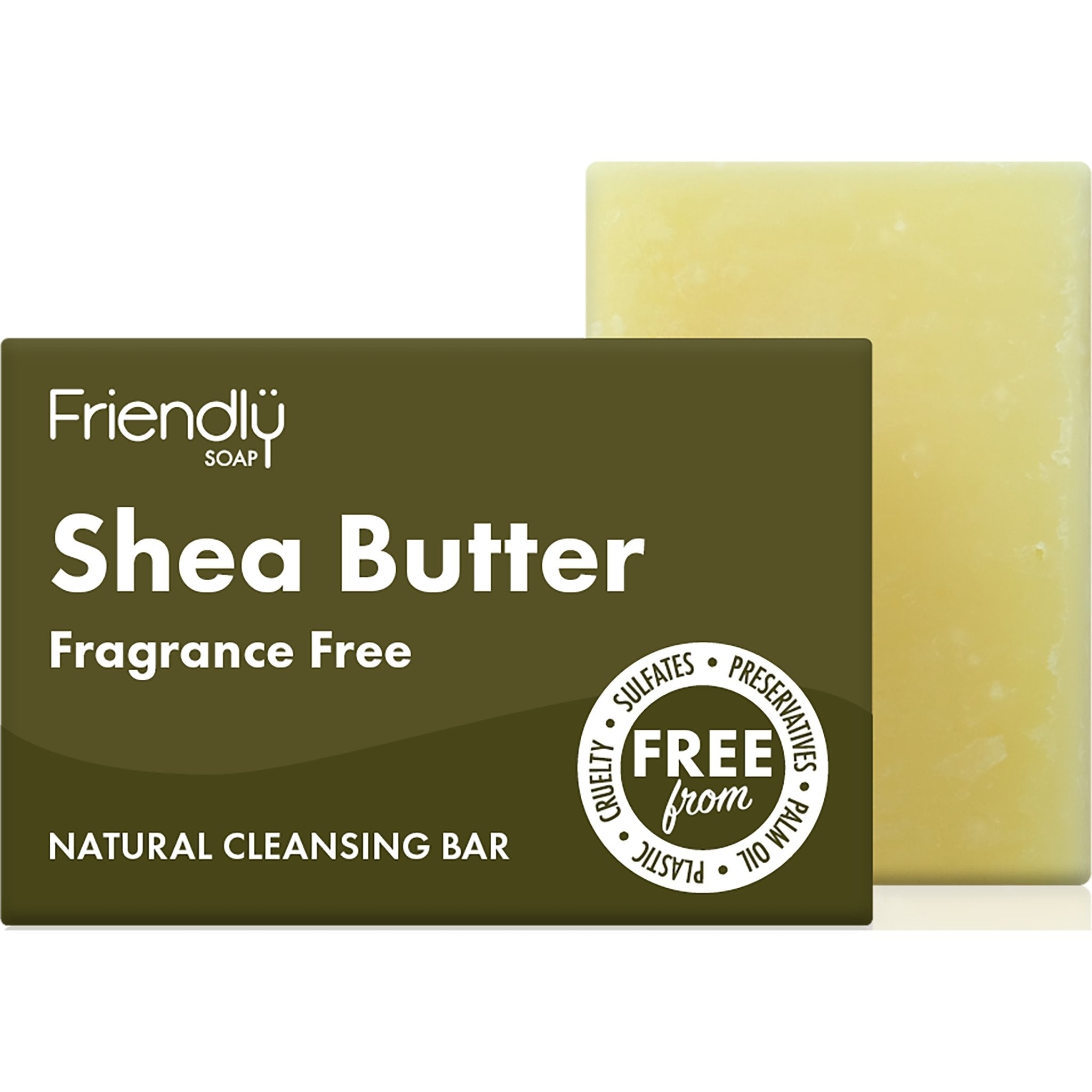 Shea Butter Fragrance Free Cleansing Bar - mypure.co.uk