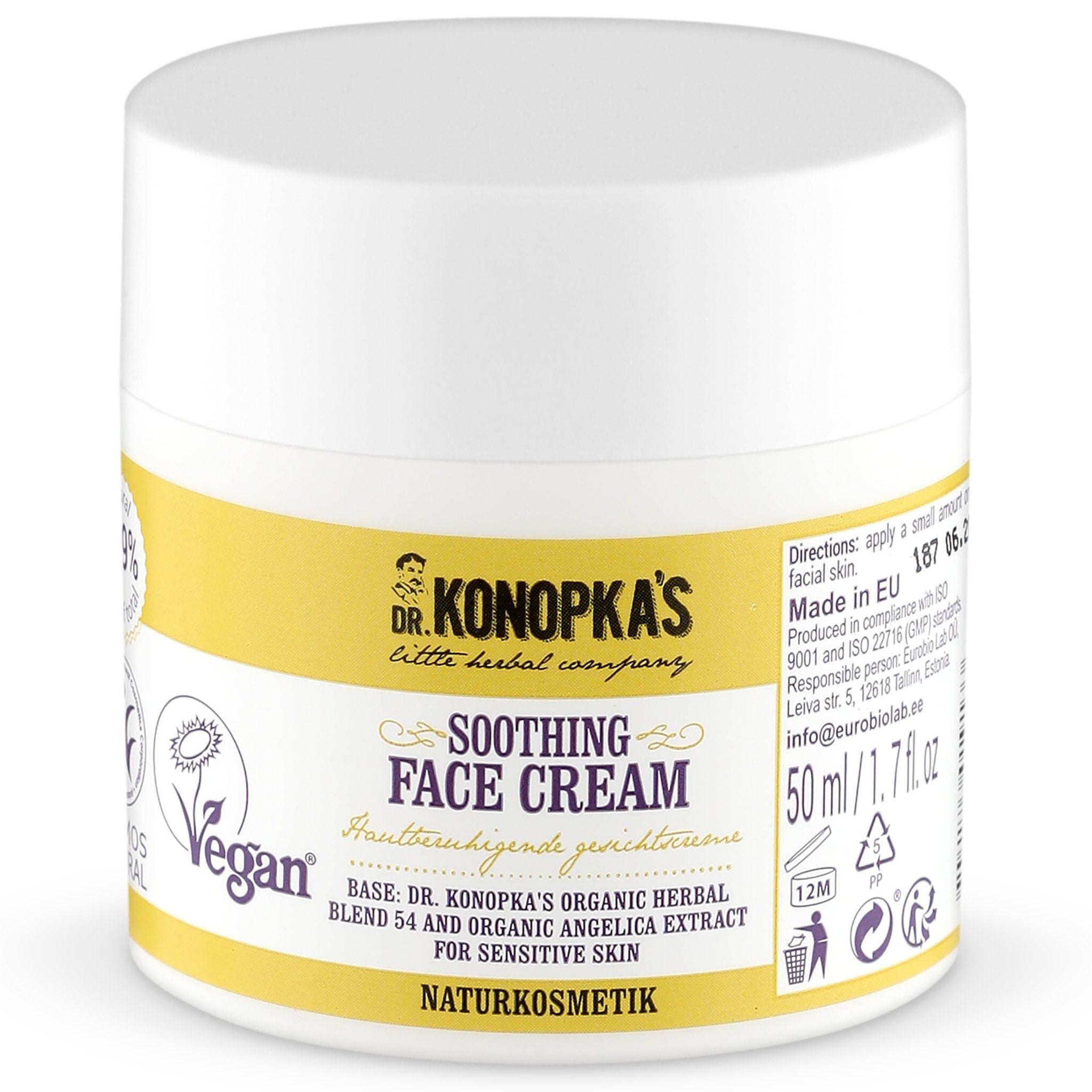 Buy Dr. Konopka's Soothing Face Cream | MyPure – mypure.co.uk