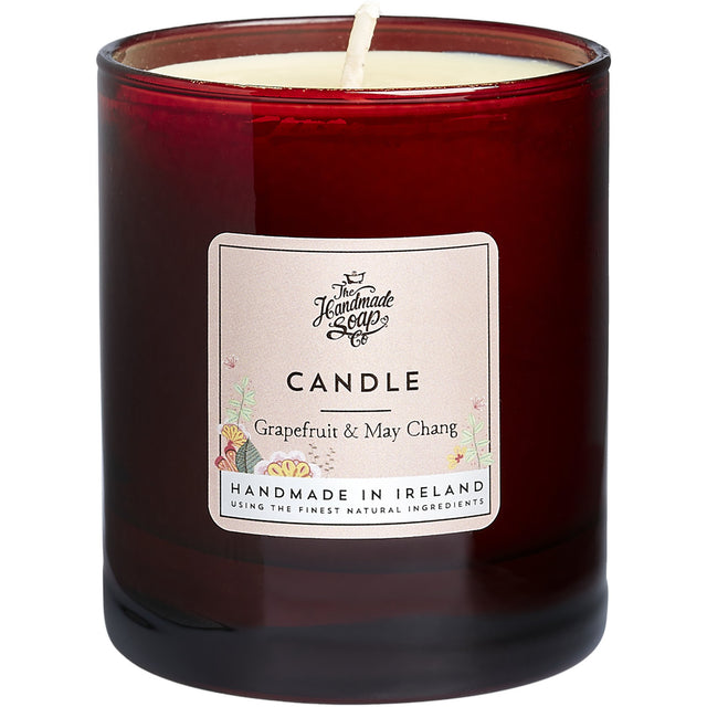 Soy Wax Candle | Grapefruit & May Chang - mypure.co.uk
