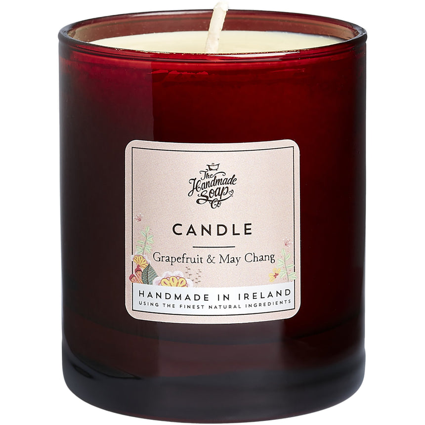Soy Wax Candle | Grapefruit & May Chang - mypure.co.uk