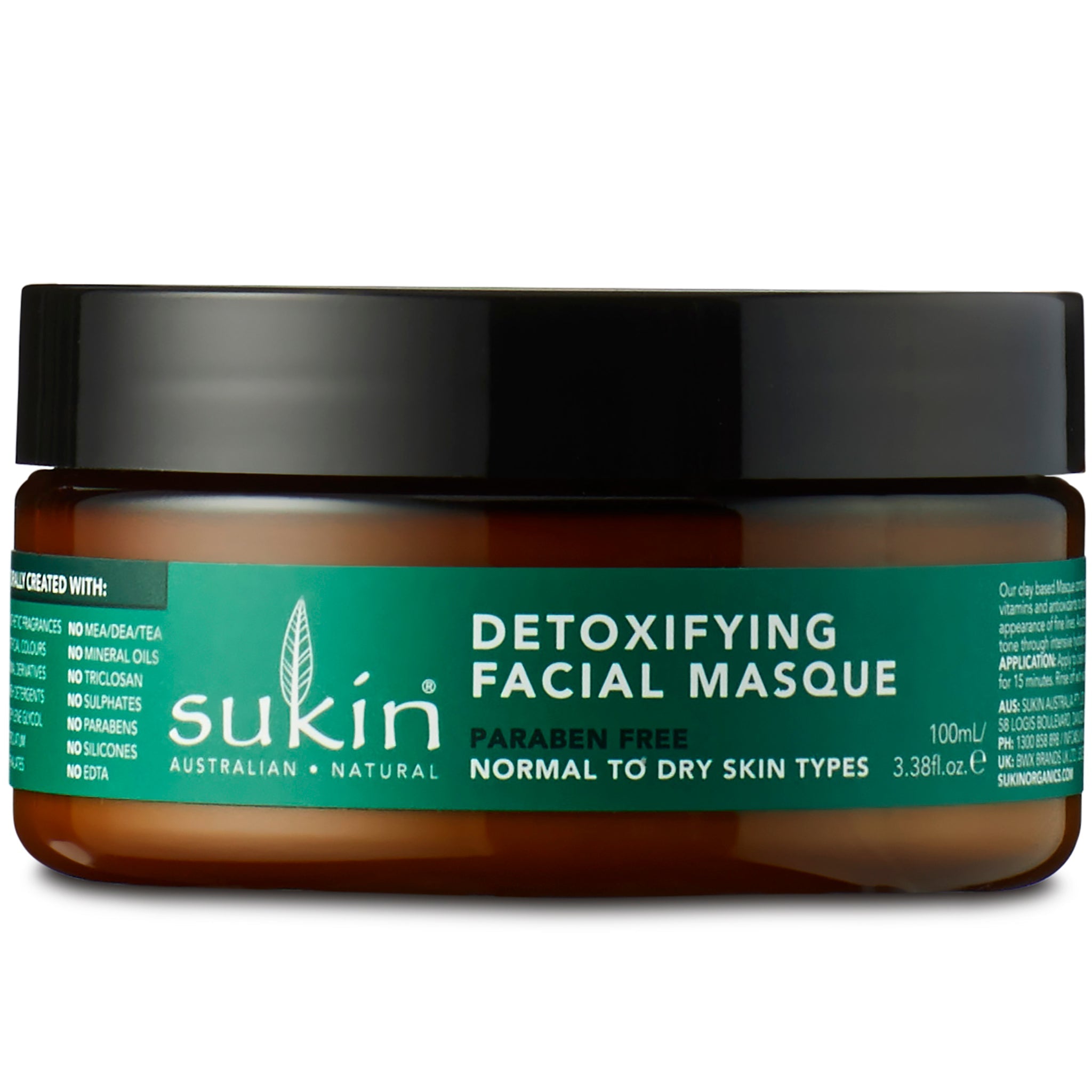 Super Greens Detoxifying Clay Masque - mypure.co.uk