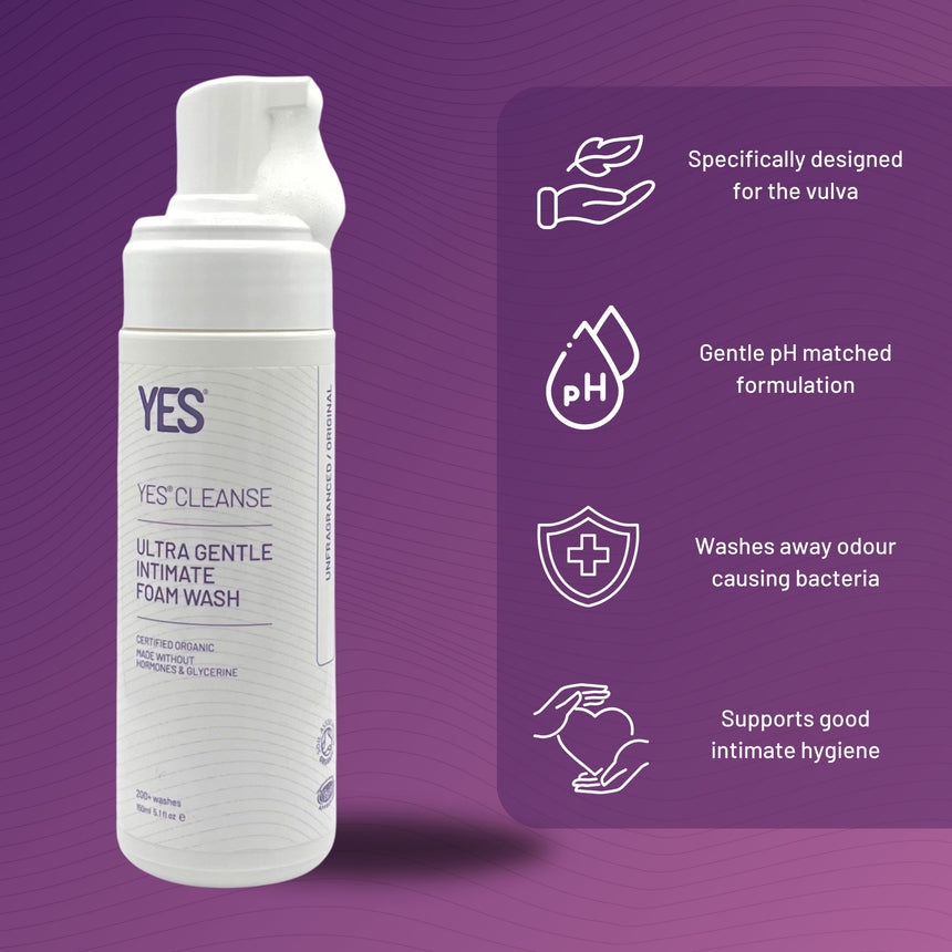 YES® CLEANSE Intimate Wash - Unfragranced - mypure.co.uk