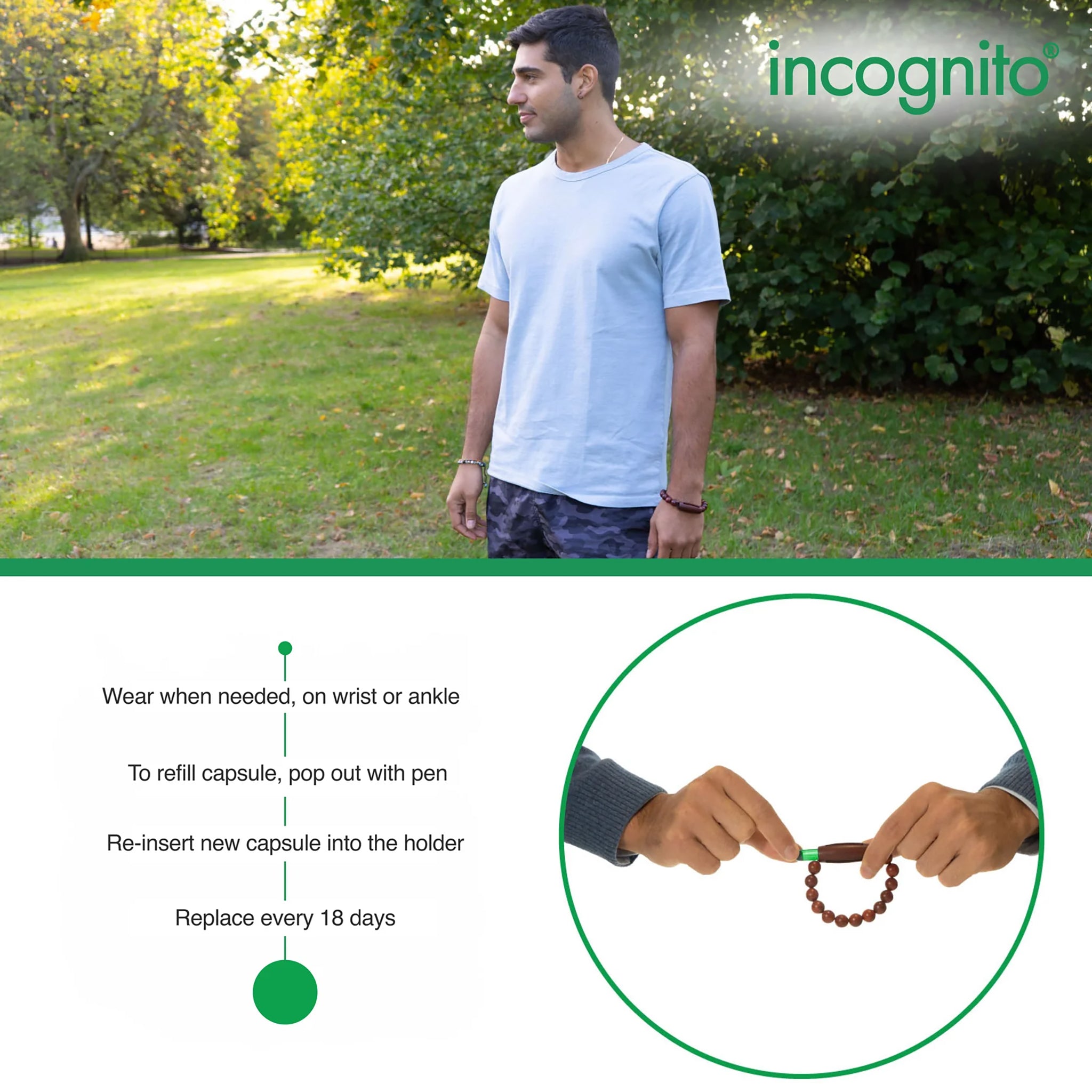 Incognito® Refill Capsules for Insect Repellent Bracelet