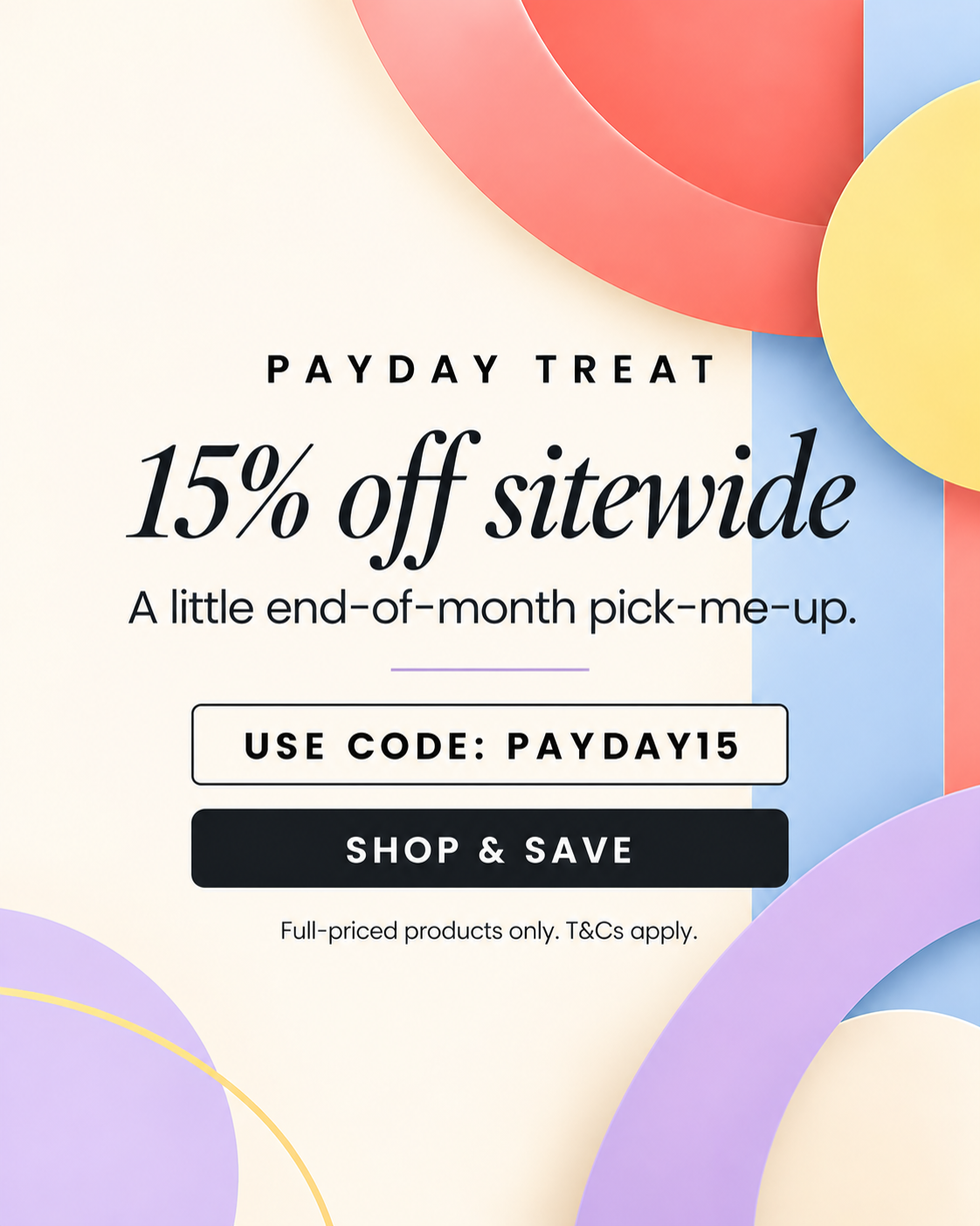 save 15% site wide with code PAYDAY15