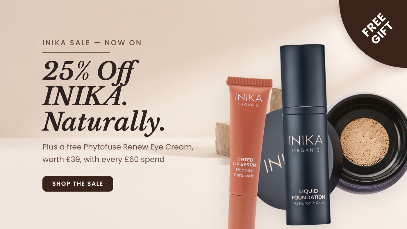 Save 25% on Inika + GWP Eye Cream