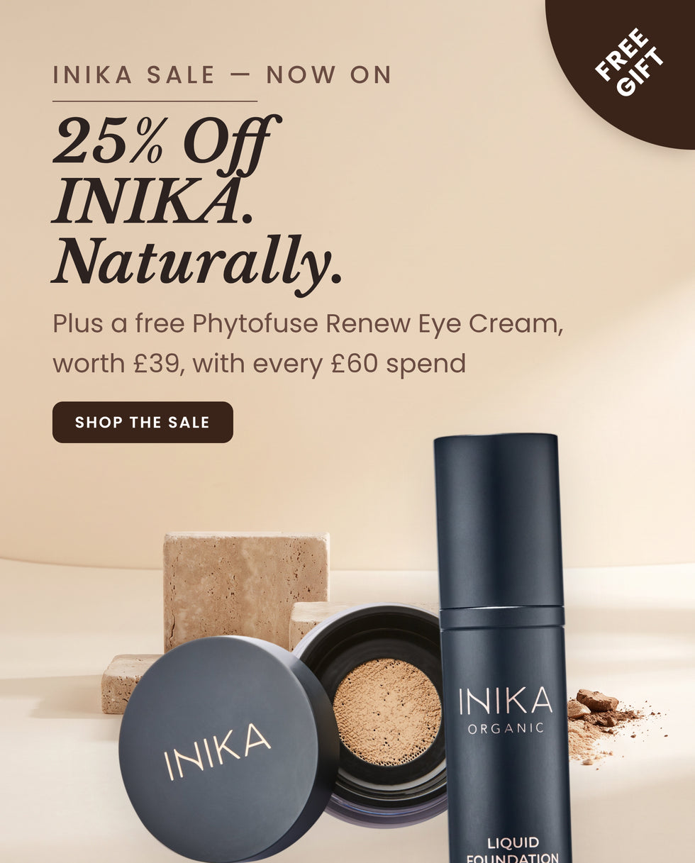 Save 25% on Inika + GWP Eye Cream