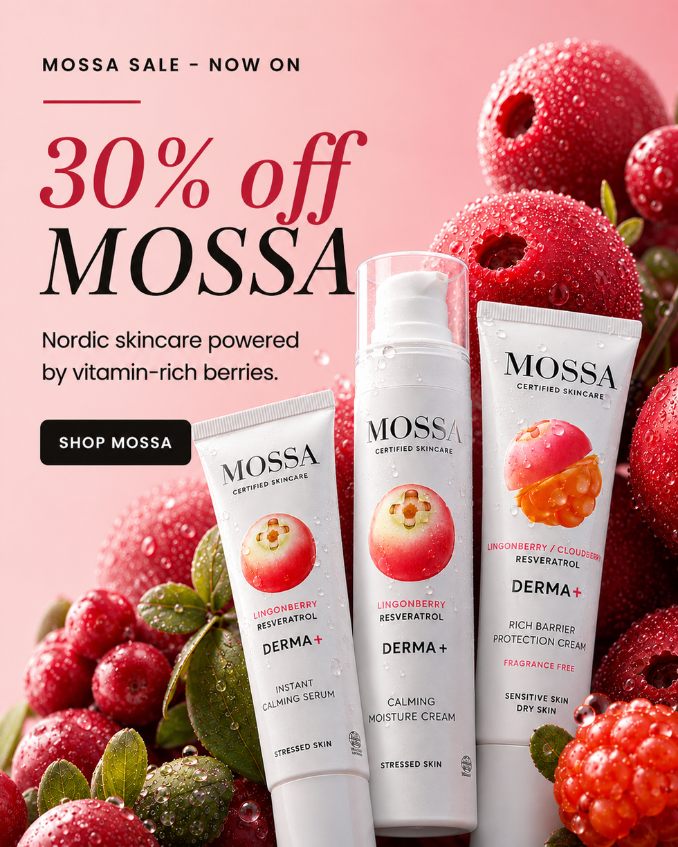MOSSA sale - save 30%