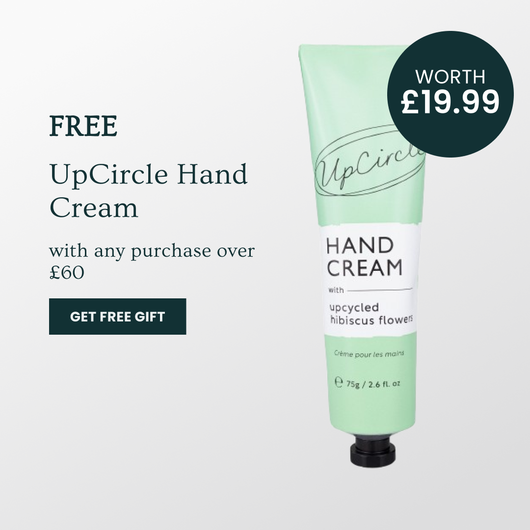 Free Gift UpCircle hand cream worth £19.99 with £60 spend