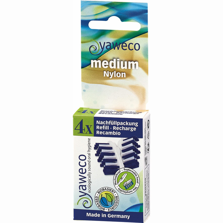 VEGAN Toothbrush Replacement Heads | Nylon Medium