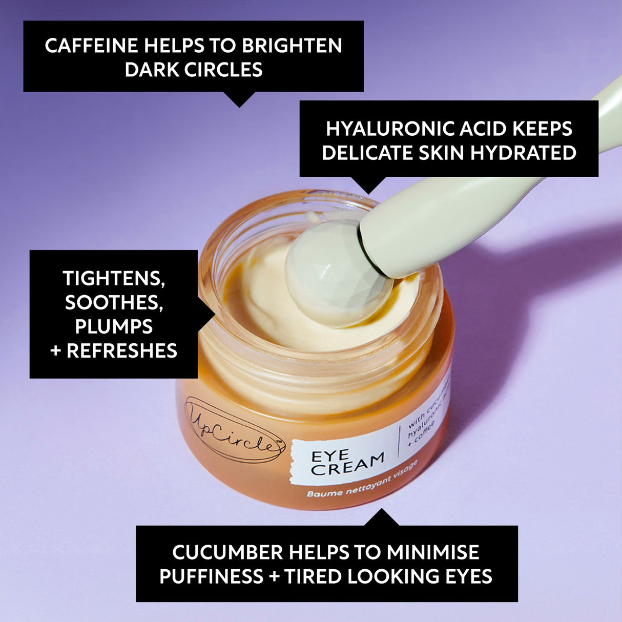 ***BACK SOON*** Eye Cream | Hyaluronic Acid & Coffee - mypure.co.uk