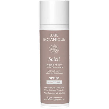 Baie Botanique Organic Mineral Face & Body Sunscreen SPF 50 - Free with £60 Spend - mypure.co.uk