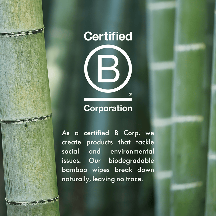Biodegradable Bamboo Wipes - mypure.co.uk