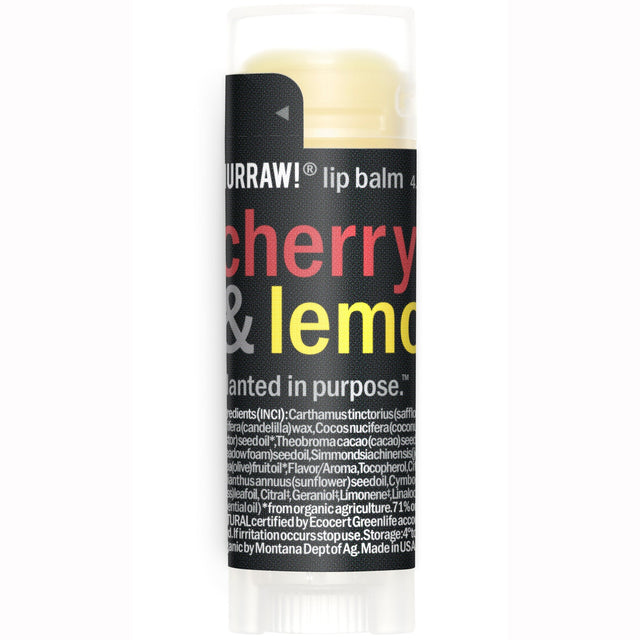 Cherry & Lemon Lip Balm - mypure.co.uk