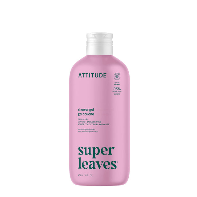 Coconut & Wildberries Shower gel - mypure.co.uk