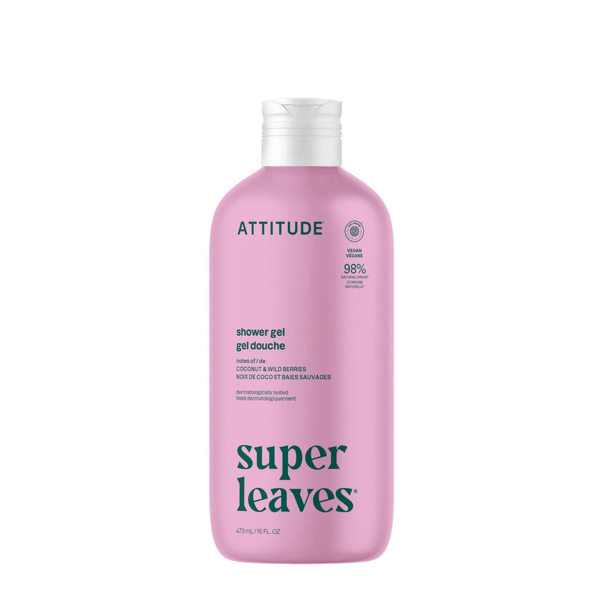 Coconut & Wildberries Shower gel - mypure.co.uk