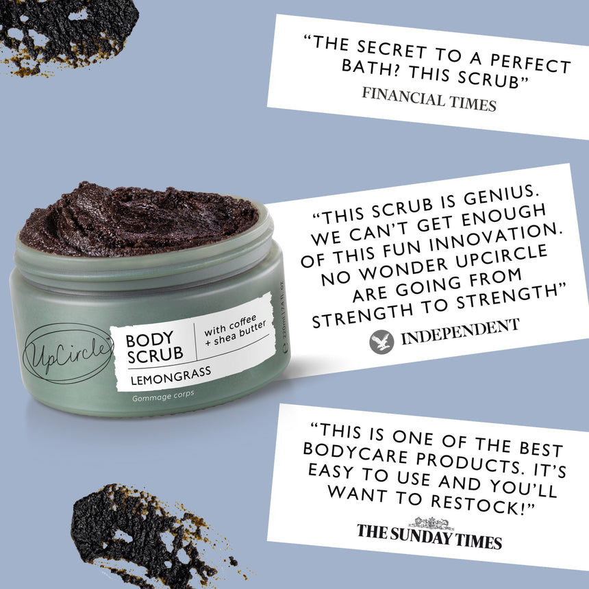 Coffee Body Scrub | Lemongrass - mypure.co.uk