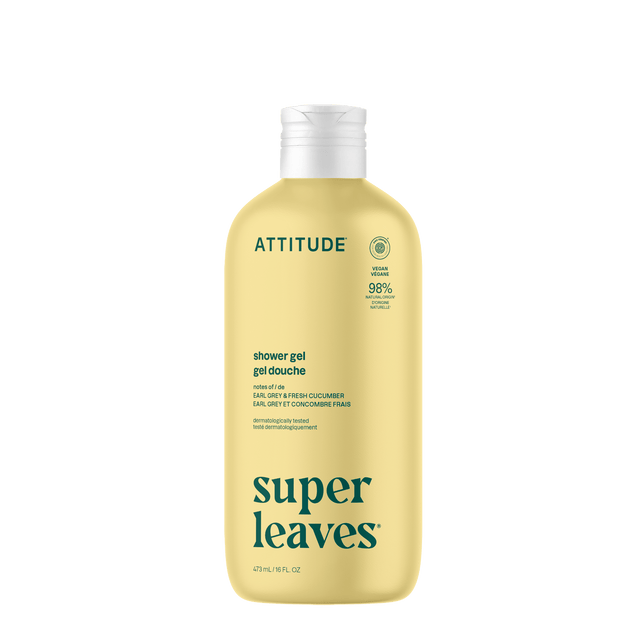 Earl Grey & Fresh Cucumber shower gel - mypure.co.uk