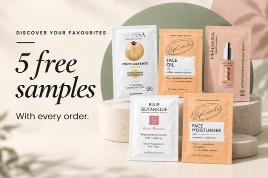 choose 5 free samples with every order