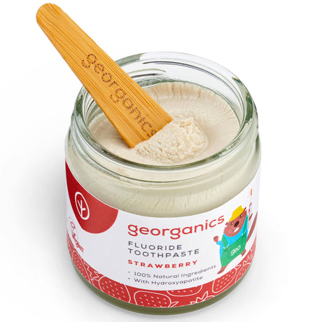 GeoKids Fluoride Toothpaste | Strawberry - mypure.co.uk