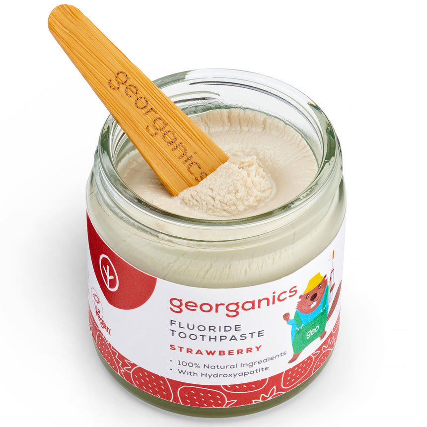 GeoKids Fluoride Toothpaste | Strawberry - mypure.co.uk
