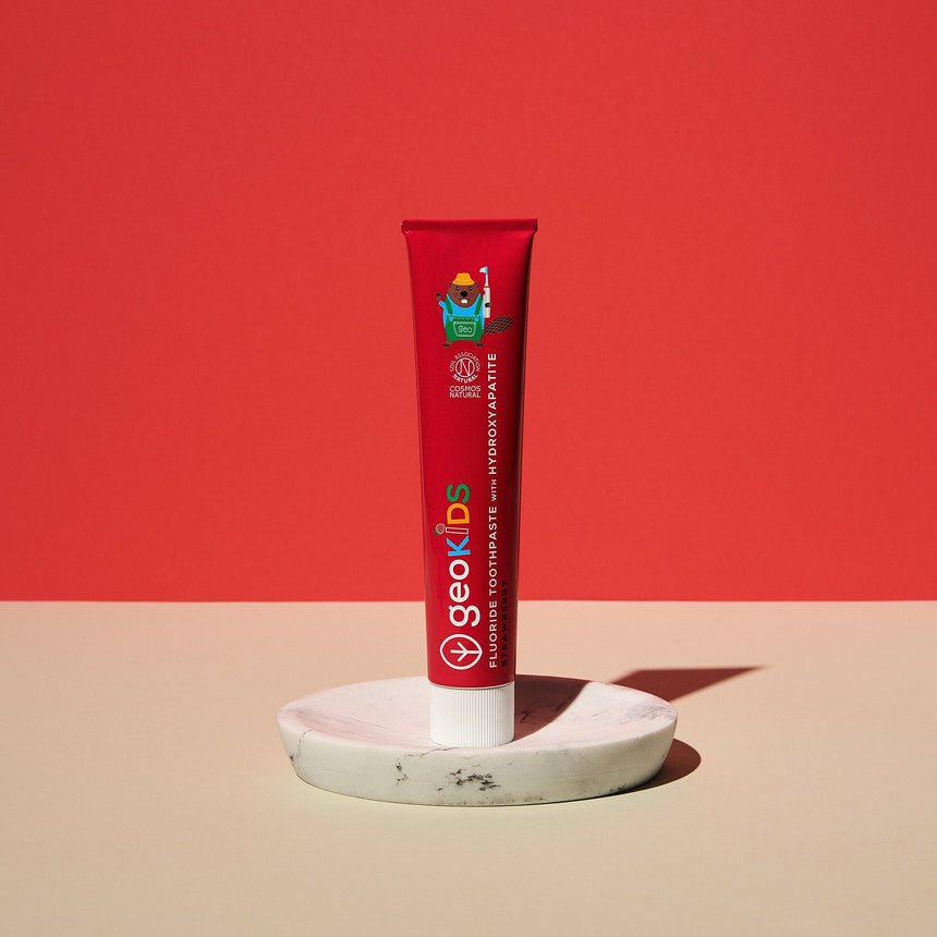 GeoKids Hydroxyapatite Toothpaste | Strawberry - mypure.co.uk