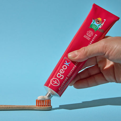 GeoKids Hydroxyapatite Toothpaste | Strawberry - mypure.co.uk