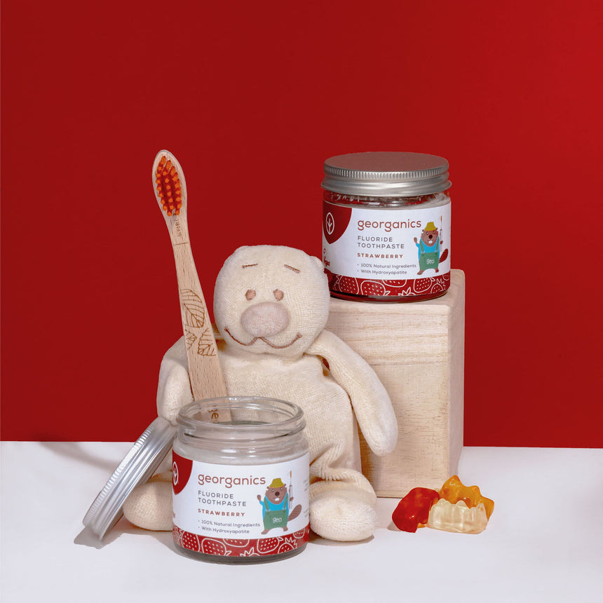 GeoKids Mineral Toothpaste | Strawberry - mypure.co.uk