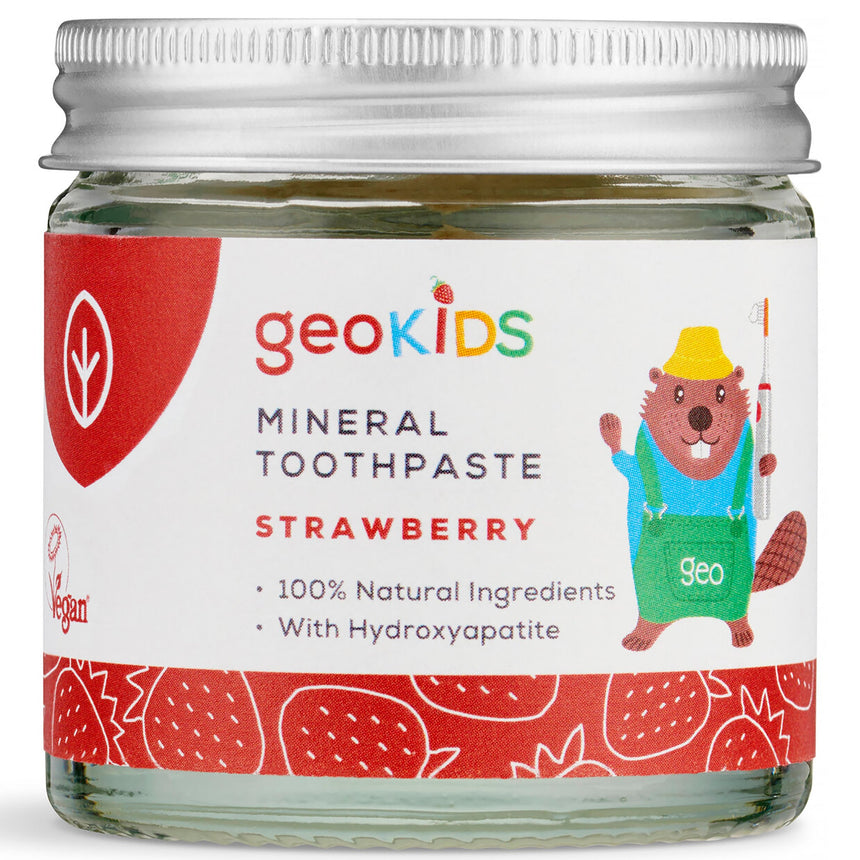 GeoKids Mineral Toothpaste | Strawberry - mypure.co.uk