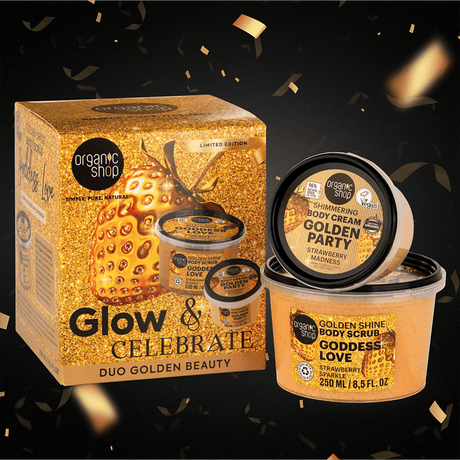 Glow & Celebrate Golden Beauty Gift Set - mypure.co.uk