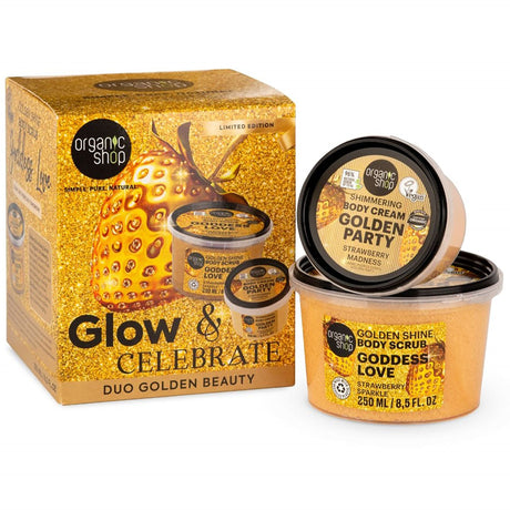 Glow & Celebrate Golden Beauty Gift Set - mypure.co.uk