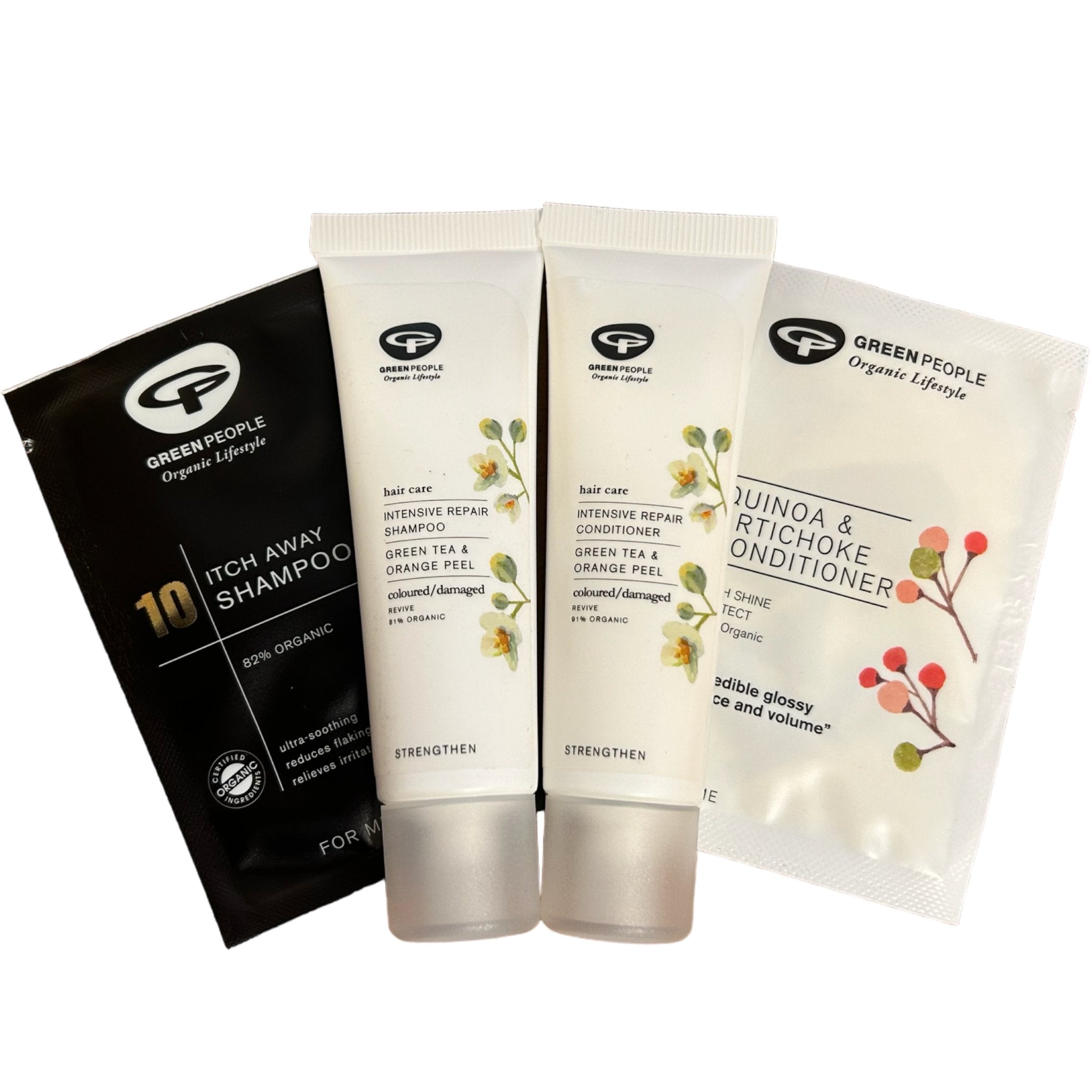 Green People Haircare Sample Pack - Free with £60 Spend - mypure.co.uk