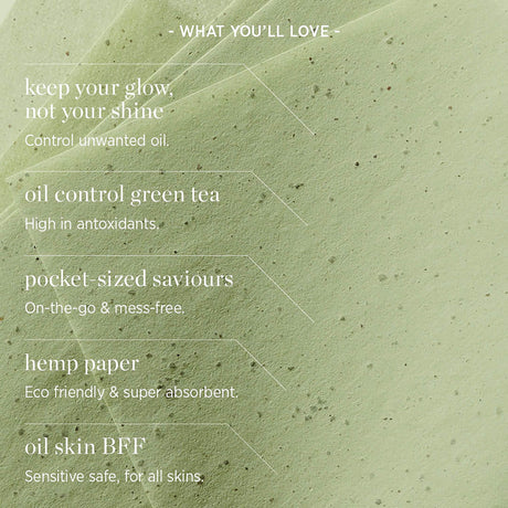 Green Tea Oil Control Papers - mypure.co.uk