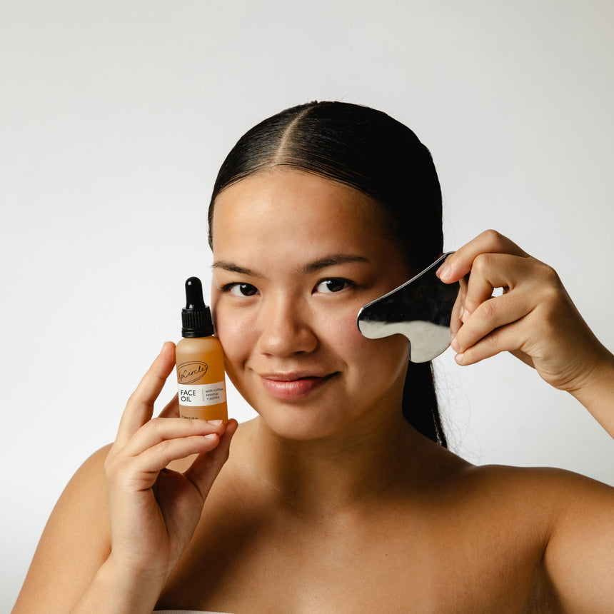 Gua Sha Facial Massage Stone - mypure.co.uk
