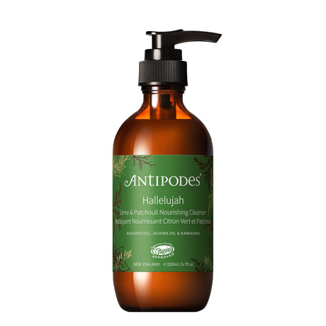 Hallelujah Lime & Patchouli Nourishing Cleanser - mypure.co.uk