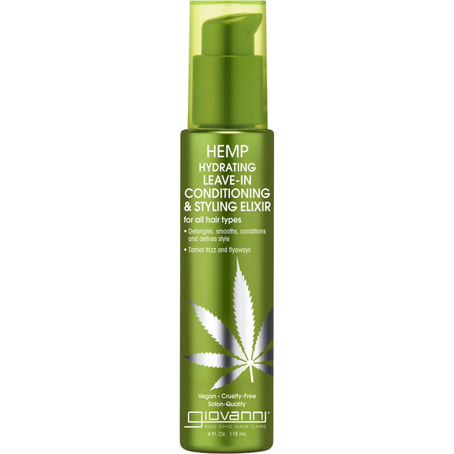 Hemp Hydrating Leave In Conditioning Styling Elixir - mypure.co.uk