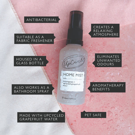 Home Mist | Lemongrass & Upcycled Grapefruit Water* - mypure.co.uk