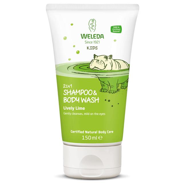 Kids 2 in 1 Lively Lime Shampoo & Body Wash - mypure.co.uk