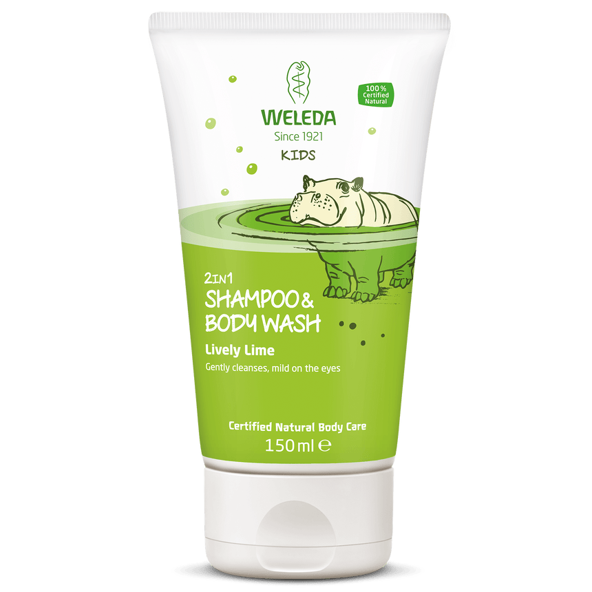 Kids 2 in 1 Lively Lime Shampoo & Body Wash - mypure.co.uk