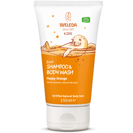 Kids 2 in1 Happy Orange Shampoo & Body Wash - mypure.co.uk