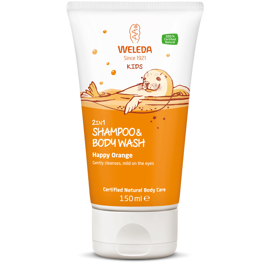 Kids 2 in1 Happy Orange Shampoo & Body Wash - mypure.co.uk