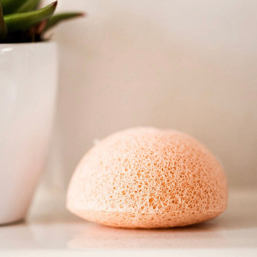 Konjac Sponge | Red Clay for Sensitive Skin - mypure.co.uk