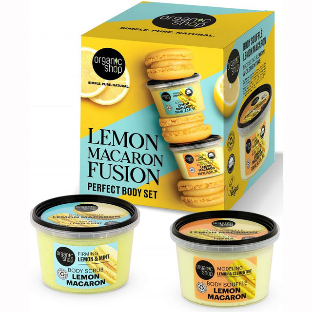 Lemon Macaron Fusion Perfect Body Set - mypure.co.uk