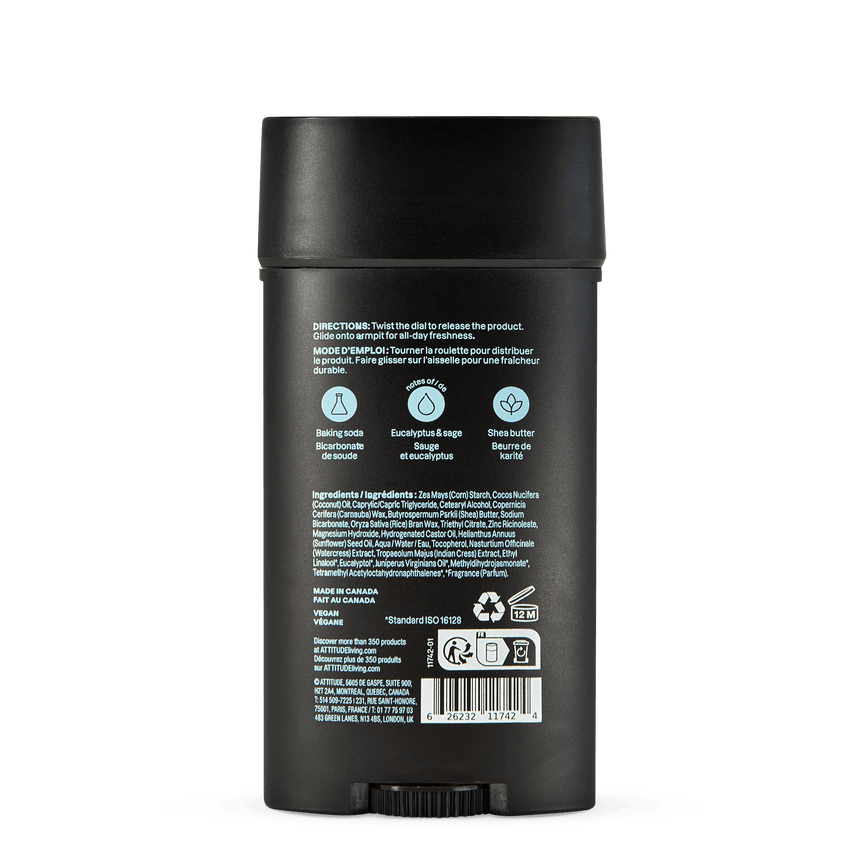 Men Body Deodorant | Eucalyptus & Sage - mypure.co.uk