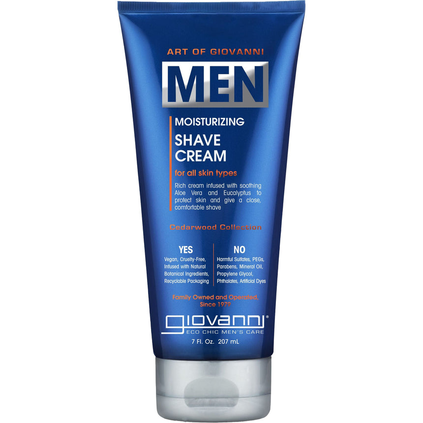 Men Moisturising Shave Cream - mypure.co.uk