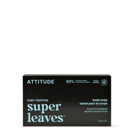 Mens Body Soap Eucalyptus & Sage - mypure.co.uk