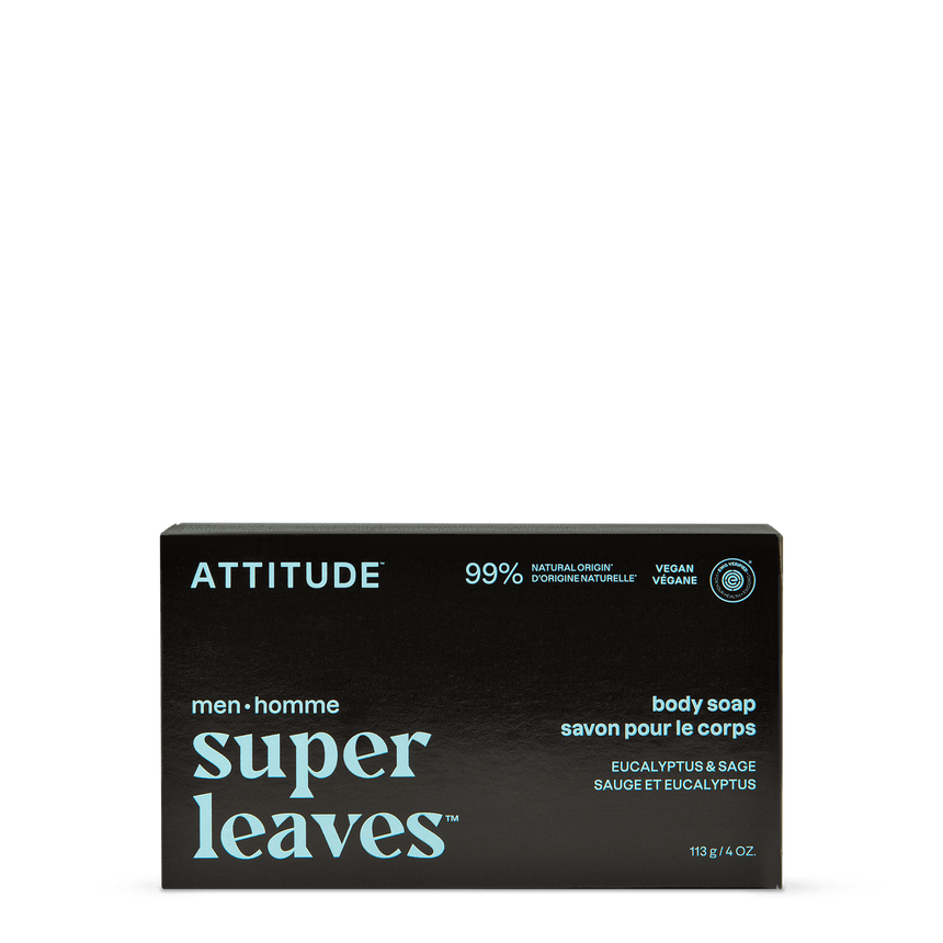 Mens Body Soap Eucalyptus & Sage - mypure.co.uk