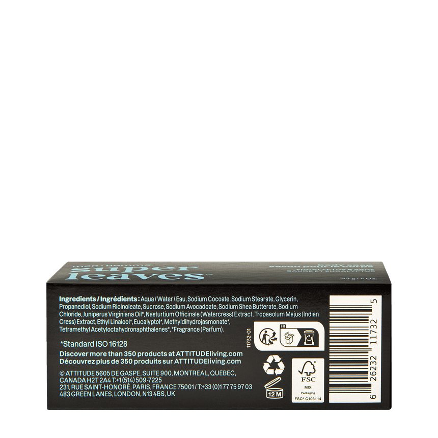 Mens Body Soap Eucalyptus & Sage - mypure.co.uk