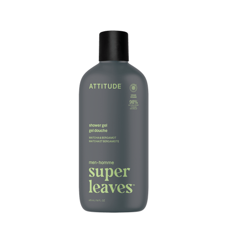 Mens Shower Gel Matcha & Bergamot - mypure.co.uk